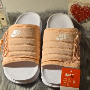 Nike Peach Slide Sandals